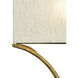 Cornwall 1 Light 12.25 inch French Gold Leaf ADA Wall Sconce Wall Light